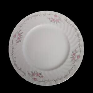Gold Standard Japan Pink Floral Porcelain Lunch Plates Set of 4 Vintage